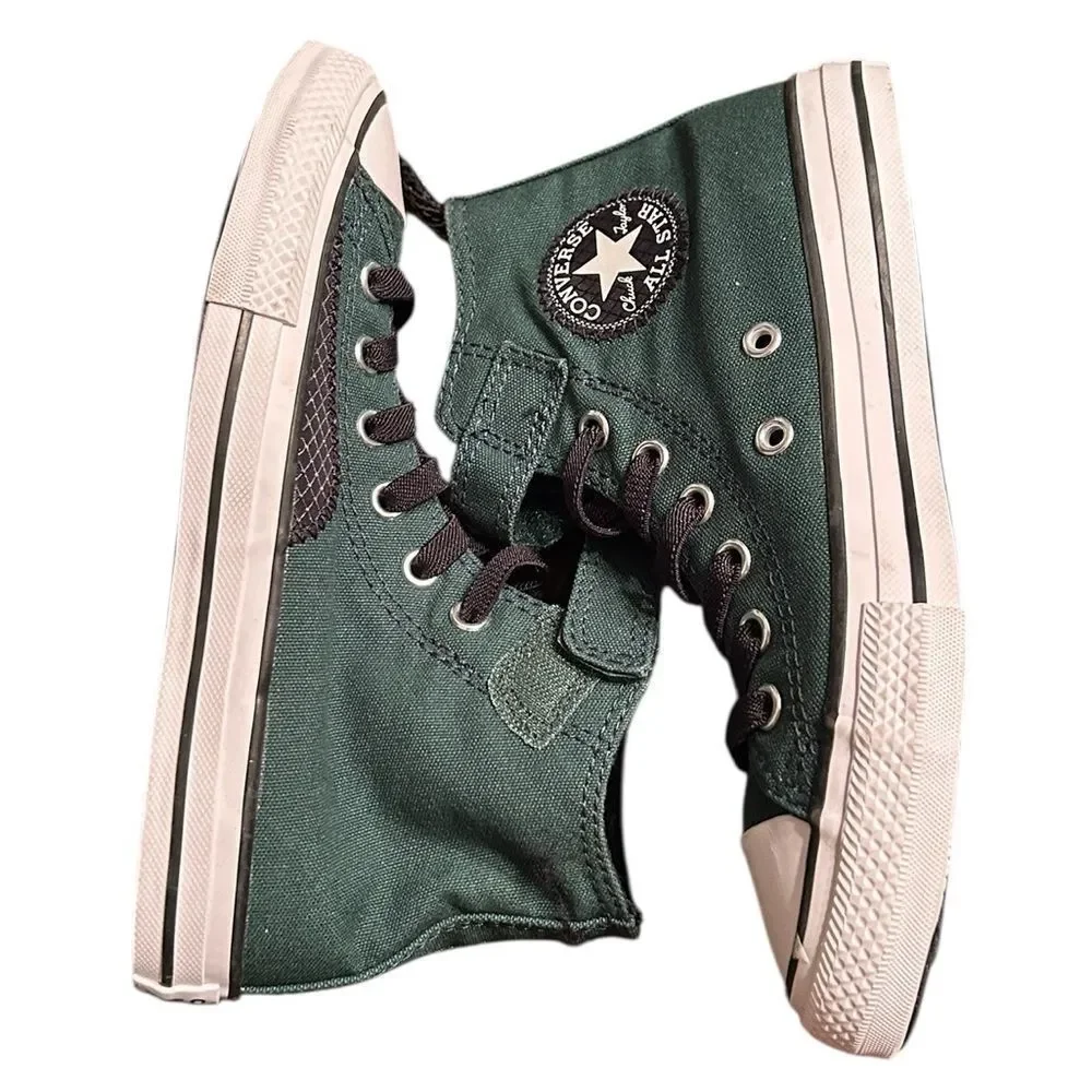 Kids Chuck Converse Taylor Green High Top Trainers Shoes(Size 2)